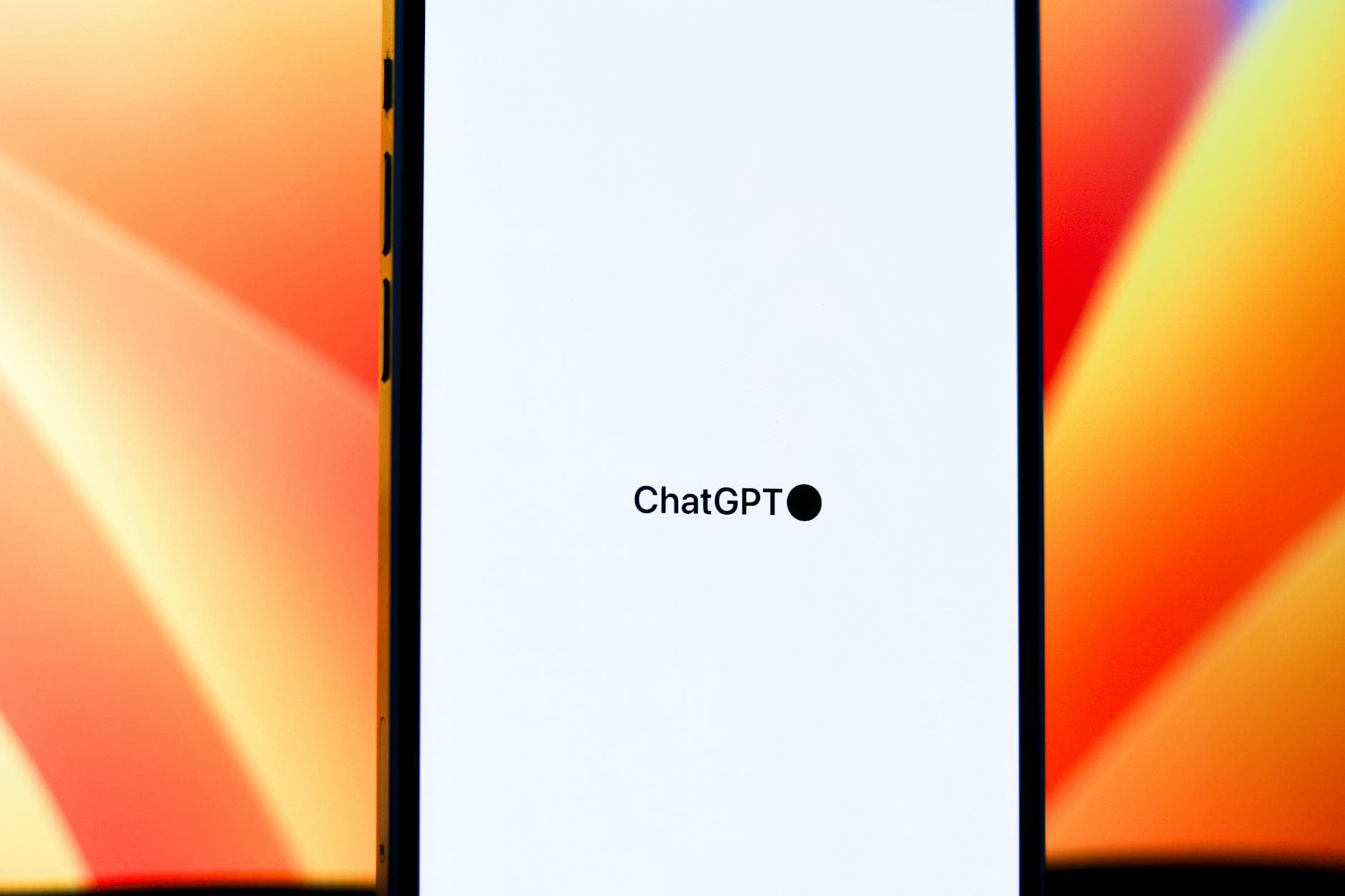 Close-up of smartphone screen showing DeepSeek AI chatbot interface on a modern device.